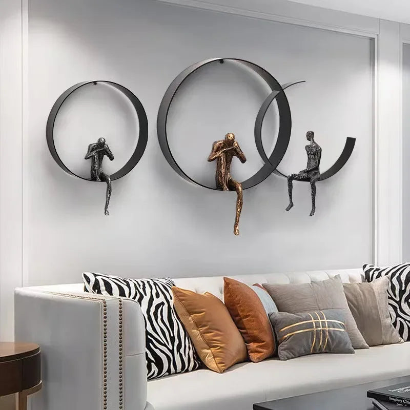 Élan Contemplation Wall Sculpture | Modern Abstract Resin Wall Art