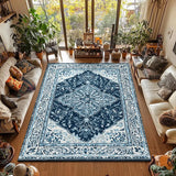 Vintage Bohemian Easy Care Foldable Door Bathroom Floor Mat