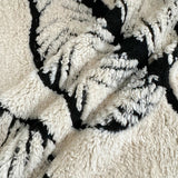 Super Thick Blanket for Winter Warm Lamb Fleece Plaids for Sofa Single/Queen/King Leaves Printed Bedspread Winter Thow Blanket Julia M LifeStyles