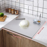 Stainless Steel Cutting Board with Lip - Versatile Kitchen Essential