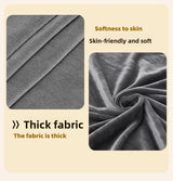 Thickened Elastic Silver Fox Fleece Sofa Cover