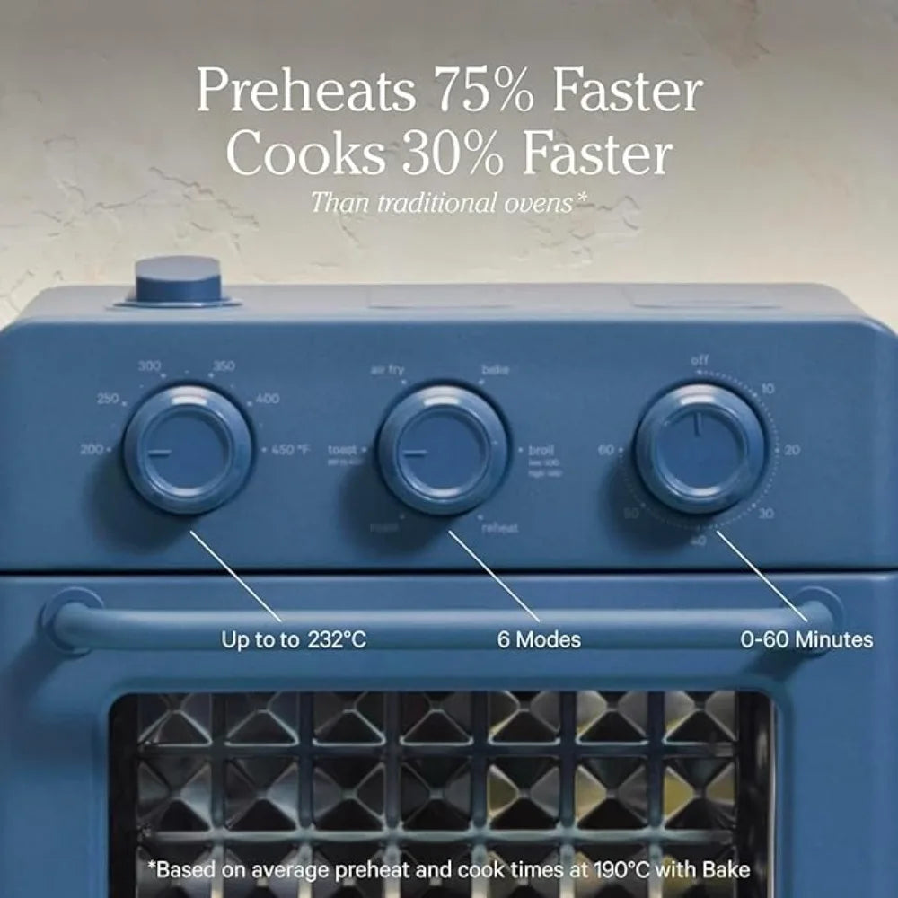 NEW-6 in 1 Air Fryer&Toaster Oven with Steam Infusion,Compact, Countertop Friendly,Fast Preheat,Multifunctional, Air Fry, Toast Julia M LifeStyles