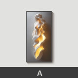 Lumière Entrance Wall Art | Illuminated Abstract Canvas