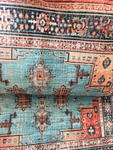 Vintage Bohemian Easy Care Foldable Door Bathroom Floor Mat