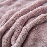 Cozy Coral Fleece Rabbit Fur Blanket for Sofa & Bedroom Julia M LifeStyles