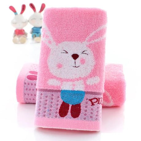 Pure Cotton Cartoon Baby Face Towel - Soft & Absorbent 50x25cm