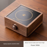 Handmade Outdoor Stove for Making Tea Copper Pot
