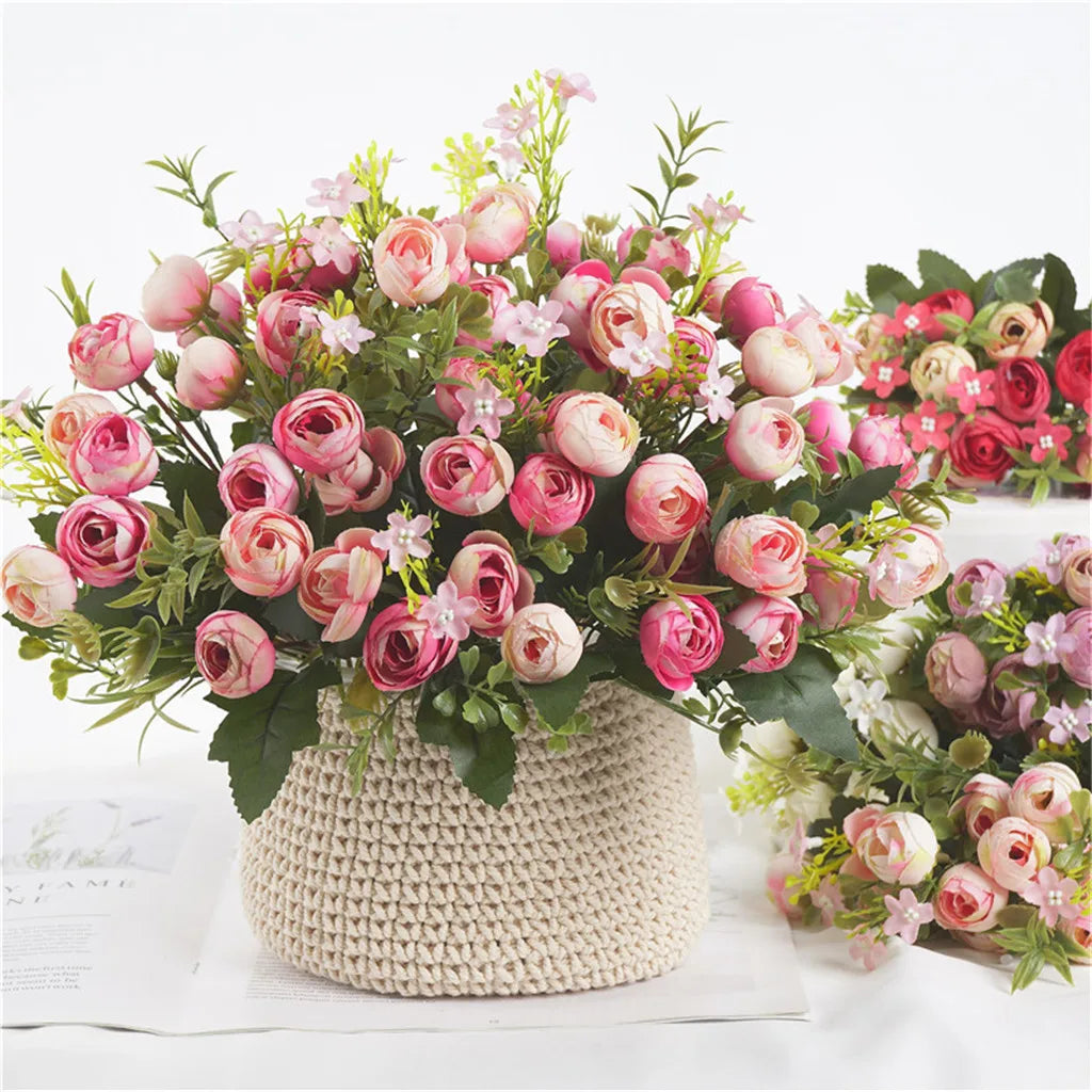 High Quality Silk Rose Bouquet for Home and Wedding Decor - Julia M LifeStyles