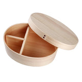 Lunch Box Picnic Japanese Bento for School Kids Dinnerware Set Round Square