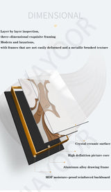 Luxury LED Crystal Porcelain Wall Lamp