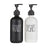 Elegant 500ml Black Dish Soap Dispenser Set with Refillable Pump for Farmhouse Chic Décor Julia M LifeStyles