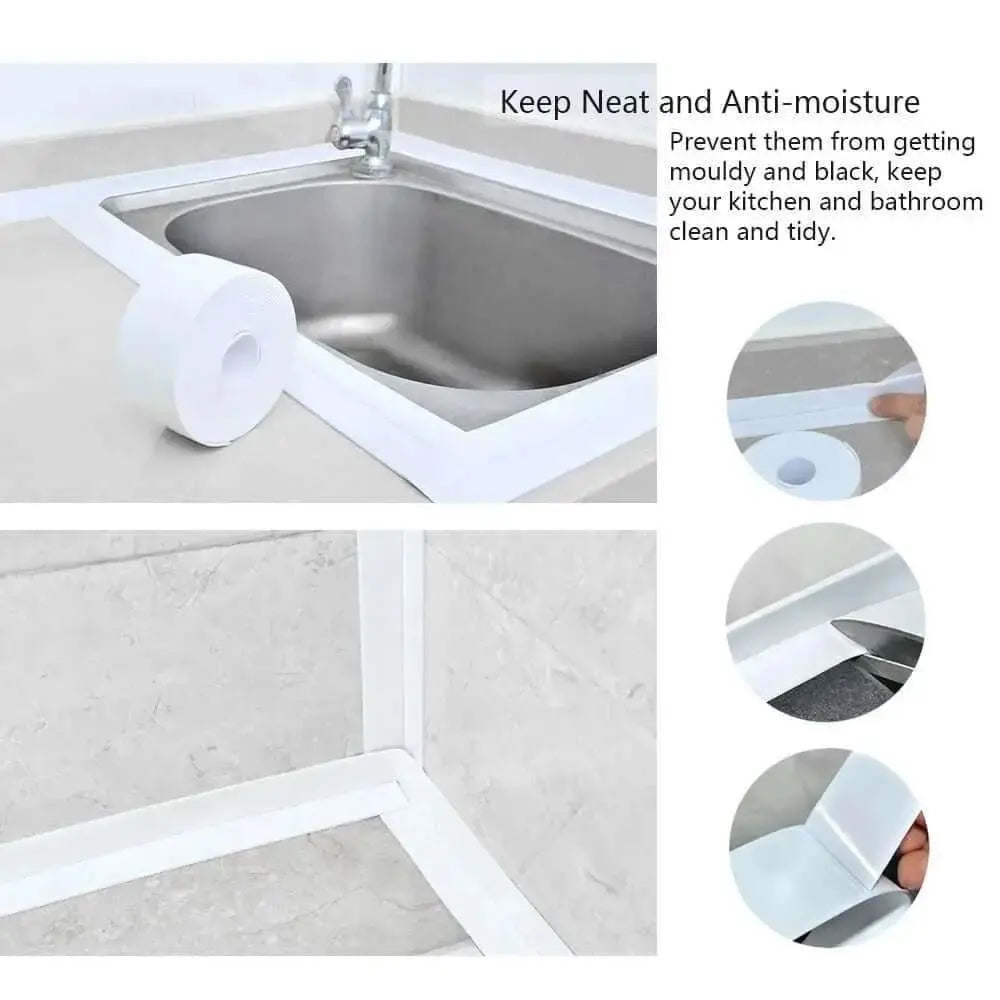 Shower Sink Bath Sealing Strip Tape - Julia M LifeStyles