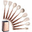Silicone Kitchen Utensils Set - Heat Resistant, Non-stick, Rose Gold Plated Handles - Julia M LifeStyles