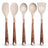 Silicone Kitchen Utensils Set - Heat Resistant, Non-stick, Rose Gold Plated Handles - Julia M LifeStyles