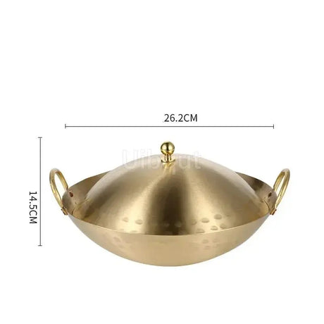 Single Person Eco-Friendly Copper Hotpot with Solid Alcohol Furnace - Julia M LifeStyles