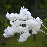 Snow Covered Sky star Cherry Blossom Artificial Flowers Wedding Arch Ceiling Decoration Home Party Decoration DIY Fake Flowers - Julia M LifeStyles