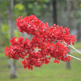 Snow Covered Sky star Cherry Blossom Artificial Flowers Wedding Arch Ceiling Decoration Home Party Decoration DIY Fake Flowers - Julia M LifeStyles