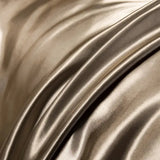 Soft 100% Imitate Silk Satin Duver Cover Sheet Pillow shams Multiple Colors Twin Double (1Duvet Cover+1FlatSheet+2Pillowcases) Julia M LifeStyles