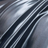 Soft 100% Imitate Silk Satin Duver Cover Sheet Pillow shams Multiple Colors Twin Double (1Duvet Cover+1FlatSheet+2Pillowcases) Julia M LifeStyles