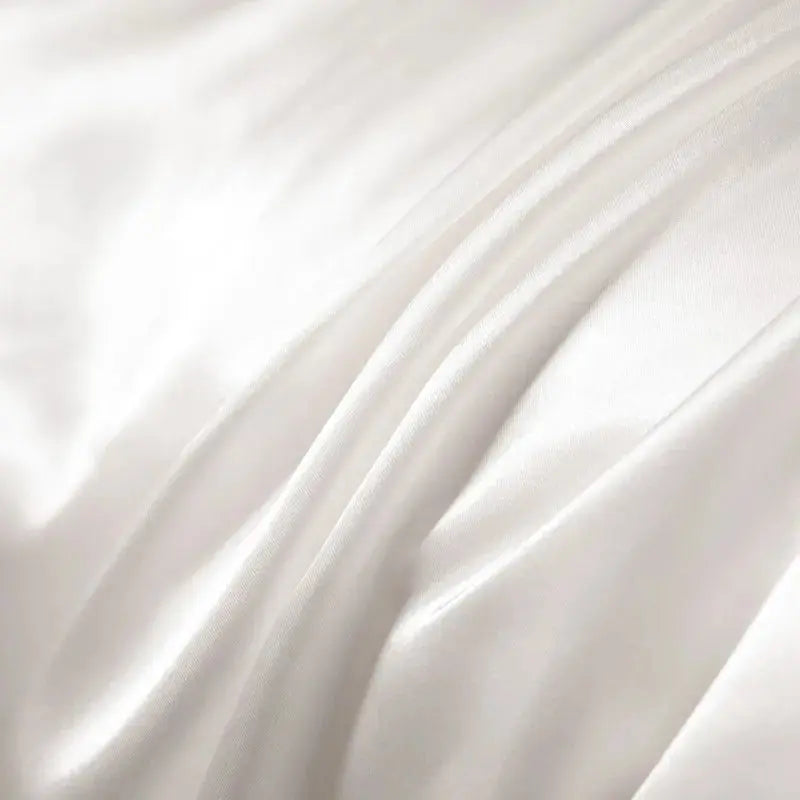 Soft 100% Imitate Silk Satin Duver Cover Sheet Pillow shams Multiple Colors Twin Double (1Duvet Cover+1FlatSheet+2Pillowcases) Julia M LifeStyles