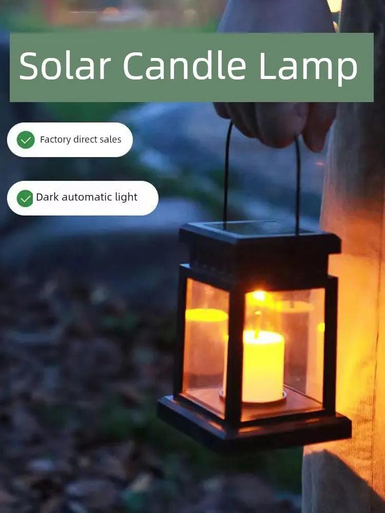 Solar-Powered LED Hanging Candle Light - European Style - Julia M LifeStyles