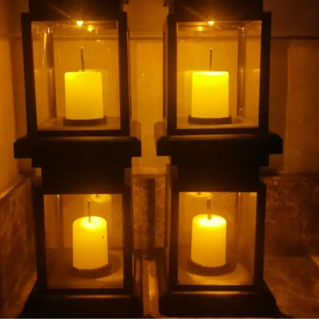 Solar-Powered LED Hanging Candle Light - European Style - Julia M LifeStyles