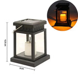 Solar-Powered LED Hanging Candle Light - European Style - Julia M LifeStyles