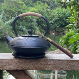 Southern Iron Handmade Japanese-Style Cast Iron Teapot - Retro Design - Julia M LifeStyles