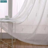 Striped Semi-Sheer European Window Curtain - Julia M LifeStyles