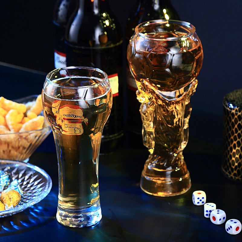 Creative World Cup Beer Steins FIFA World Cup Glass Cup Bar Juice Football Water Cup Handmade Beer Mug
