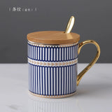 Florence Exquisite European-Style Bone China Mug with Lid and Spoon Julia M LifeStyles