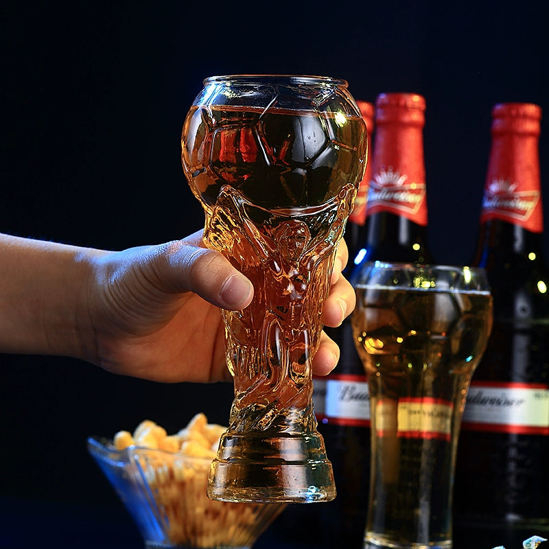 Creative World Cup Beer Steins FIFA World Cup Glass Cup Bar Juice Football Water Cup Handmade Beer Mug