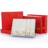 Microfiber Bath Towel Three-Piece Towel Gift Box Wedding Favors Business Gift Absorbent Embroidered Julia M Home & Kitchen