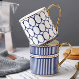 Florence Exquisite European-Style Bone China Mug with Lid and Spoon Julia M LifeStyles
