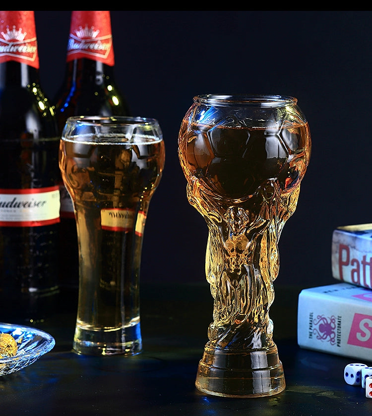 Creative World Cup Beer Steins FIFA World Cup Glass Cup Bar Juice Football Water Cup Handmade Beer Mug