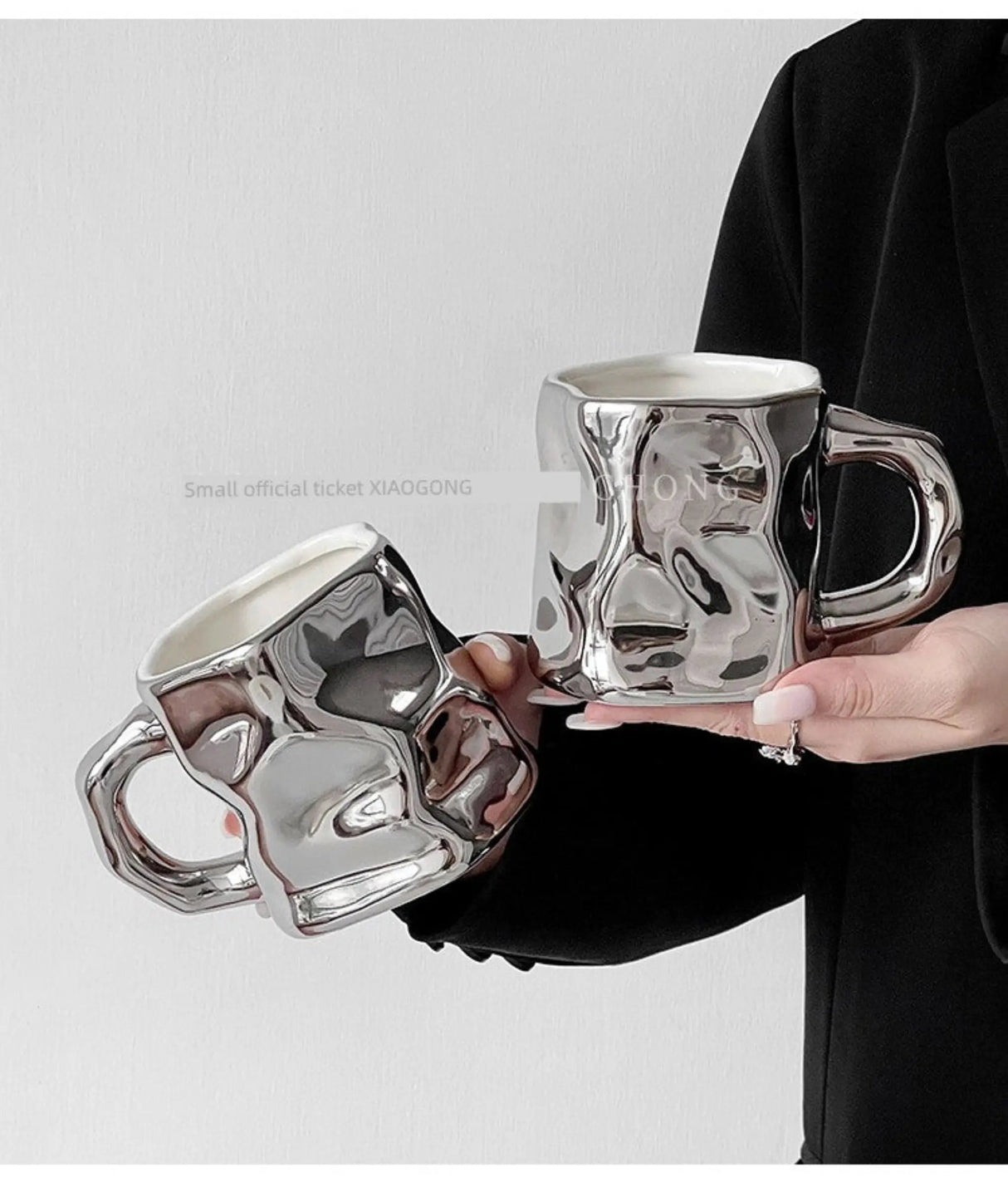 Twist Design Ceramic Couple Mugs - Perfect for Coffee Lovers - Julia M LifeStyles