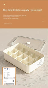 Underwear Storage Box, Split Socks Bra Organizer, Dust-proof Portable Underwear Compartment Box, Large Capacity Thickened Simple - Julia M LifeStyles