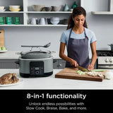 Versatile 8-in-1 Slow Cooker with Triple Fusion Heat Technology - Julia M LifeStyles