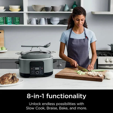 Versatile 8-in-1 Slow Cooker with Triple Fusion Heat Technology - Julia M LifeStyles
