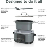 Versatile 8-in-1 Slow Cooker with Triple Fusion Heat Technology - Julia M LifeStyles