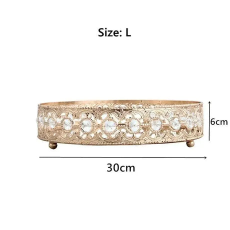 Vintage Hollow-carved Glass Mirror Tray - Keep Your Sundries Organized in Style - Elevate Any Setting - Julia M LifeStyles