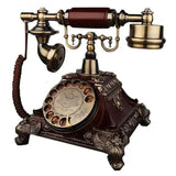 Vintage Resin Rotating Dial Landline Phone - Julia M LifeStyles