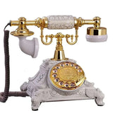 Vintage Resin Rotating Dial Landline Phone - Julia M LifeStyles