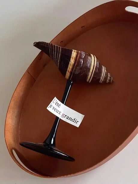 Vintage Shell & Metal Champagne Glasses Set - Julia M LifeStyles