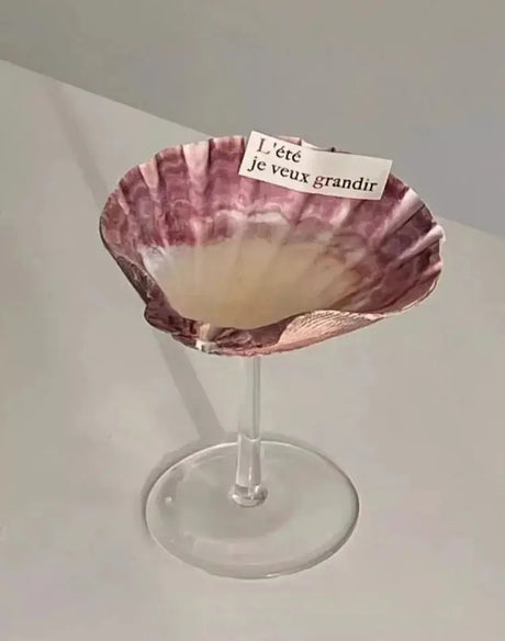 Vintage Shell & Metal Champagne Glasses Set - Julia M LifeStyles