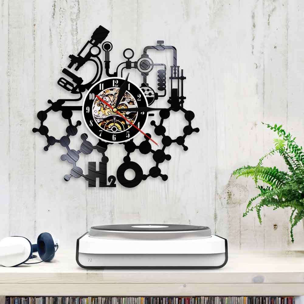 Vinyl Wall Art Clock Vinyl Wall Art Clock CJJJJTJT04774-Without light Home Decor 35