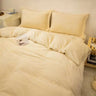 Warm Yellow Plush Double-sided Fleece Quilt Cover - Julia M LifeStyles