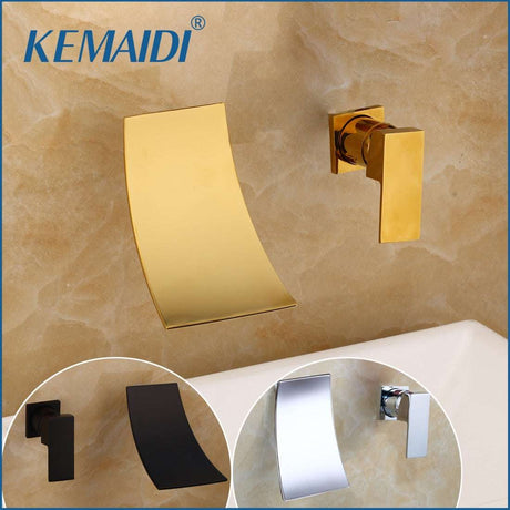 Waterfall Spout Basin Faucet Single Lever Chrome/Gold Bathroom Washing Basin Tap Widespread Lavatory Sink Mixer Crane Waterfall Spout Basin Faucet Single Lever Chrome/Gold Bathroom Washing Basin Tap Widespread Lavatory Sink Mixer Crane 2251832782714922-Chrome bathroom accessories 99