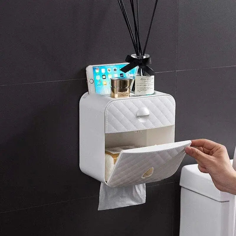 Waterproof Wall-Mounted Toilet Roll & Paper Towel Holder - Julia M LifeStyles