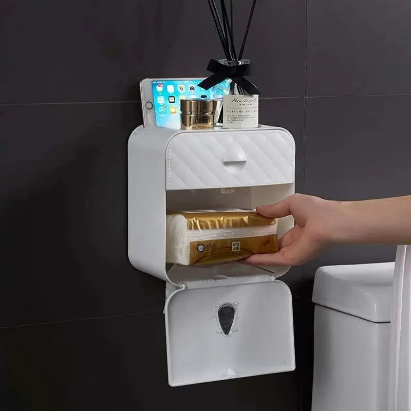Waterproof Wall-Mounted Toilet Roll & Paper Towel Holder - Julia M LifeStyles